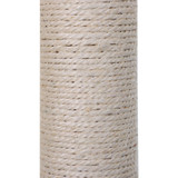 Penjalica za mačke s grebalicama od sisala i visećom ležaljkom 50 × 36 × 70 cm, siva
