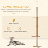 Grebalica za mačke od poda do plafona 228–260 cm, kaki