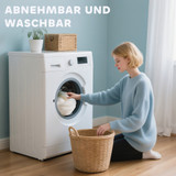 Krevet za mačke za radni stol, okretni 360°, 35 × 35 × 48 cm, krem bijela
