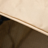 Kolica za pse sklopiva, s 2 sigurnosna pojasa i 2 držača za čaše, kaki