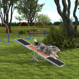 Agility klackalica za pse s neklizajućom površinom, siva