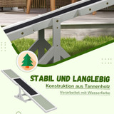 Agility klackalica za pse, protuklizna površina, bijela