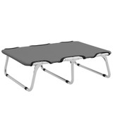 Sklopivi krevet za pse do 10 kg 71 × 58 × 20 cm, siva