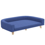 Krevet za pse u obliku sofe 98 × 67 × 25 cm, plavi