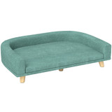 Krevet za pse u obliku sofe 98 × 67 × 25 cm, zeleni