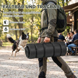 Krevet za pse vodootporan, sklopiv 110 × 68 × 6 cm, zelena