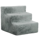 Stepenice za ljubimce s 3 stepenika 46 × 35 × 35 cm, svijetlosiva
