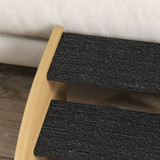 Stepenice za pse s 3 stepenika 38,5 × 38,5 × 30 cm, hrast i crna
