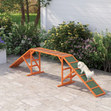 Agility rampa za pse, protuklizna, od drveta 335 × 55 × 60 cm, narandžasta