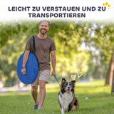 Tunel za agility trening pasa 300 × 50 cm, plavi
