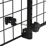 Zaštitna rešetka za pse u automobil 91–145 × 30 cm, crna