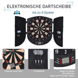 Elektronska pikado tabla s vratima, 26 igara, do 8 igrača, crna