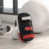 Pad za udarce za muay thai i kickboxing, vještačka koža, crno-crveno-bijeli