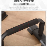Set od 2 ručke za sklekove i propadanja do 120 kg, crne