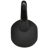 Kettlebell 12 kg s plastičnom oblogom, čelik, crni