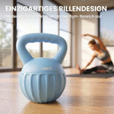 Kettlebell 10 kg punjen pijeskom, plavi