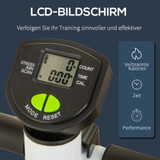 Stepper s LCD monitorom i protuklizним pedalama, zeleno-crni