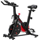 Sobni bicikl s magnetnim otporom, zamajac 8 kg, LCD ekran, crni