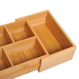 Organizator za ladicu na izvlačenje, bambus 24,6 × 17,6 × 7 cm, prirodna boja