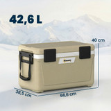 Rashladna kutija 42,6 L s ventilom za odvod 66,6 × 38,5 × 40 cm, kaki