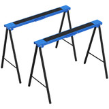 Set od 2 sklopiva radna kozlića 99,5 × 50 × 76 cm, plavi