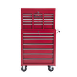 Kolica za alat sa 16 ladica 61,5 × 33 × 113 cm, crvena