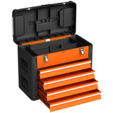 Kutija za alat s 4 ladice 49,7 × 25,3 × 40,7 cm, narandžasta