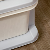 Dječiji organizator s 3 velike ladice 37 × 37 × 56,5 cm, krem bijeli