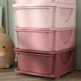 Dječiji organizator s 4 ladice 37 × 37 × 76 cm, roza