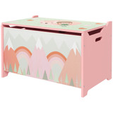 Kutija za igračke s poklopcem 60 × 37 × 39 cm, roza