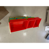 Polica za dječije igračke s 12 kutija 85,5 × 40 × 88,5 cm, višebojna
