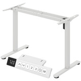 Električni okvir radnog stola podesiv po visini 161 × 56,5 × 118 cm, bijeli