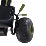Dječiji go-kart na pedale s ručnom kočnicom i podesivim sjedištem, zeleni