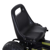 Dječiji go-kart na pedale s ručnom kočnicom i podesivim sjedištem, zeleni