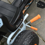 Dječiji go-kart na pedale s ručnom kočnicom i podesivim sjedištem, svijetloplavi