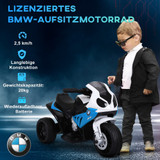 Dječiji električni motor na tri točka sa svjetlima i muzikom, plavi