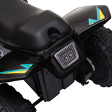 Dječiji električni quad 6 V, naprijed i nazad, za uzrast 18–36 mjeseci, crni