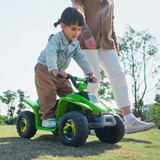 Dječiji električni quad 6 V, naprijed i nazad, zeleni