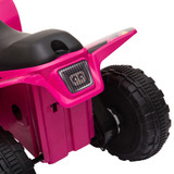Dječiji električni quad 6 V, s vožnjom naprijed i nazad, roze