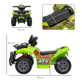 Dječiji električni quad 6V s muzikom, zeleni