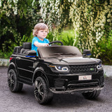 Dječiji električni auto SUV s daljinskim upravljačem, crni