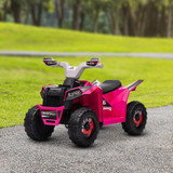 Dječiji električni quad s vožnjom naprijed i nazad, za 18–36 mjeseci, roza