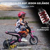 Dječiji električni motocikl 24 V s dva stepena brzine, ružičasti