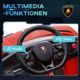 Dječiji električni auto Lamborghini Aventador s daljinskim, crveni