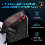 Dječiji električni auto Lamborghini Aventador s krilnim vratima, bijeli