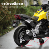 Dječiji električni motocikl sa svjetlima i muzikom, 3–6 godina, žuti