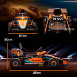 Dječiji električni auto formula 1 s daljinskim upravljačem, narandžasti