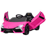 Dječiji električni auto 12 V s daljinskim upravljačem, roze