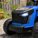 Dječiji električni traktor s prikolicom i daljinskim upravljačem, plavi