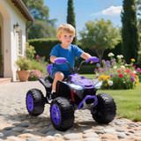 Dječiji električni quad 24V s dva sjedišta, ljubičasti